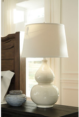 Ceramic Table Lamp Saffi Cream