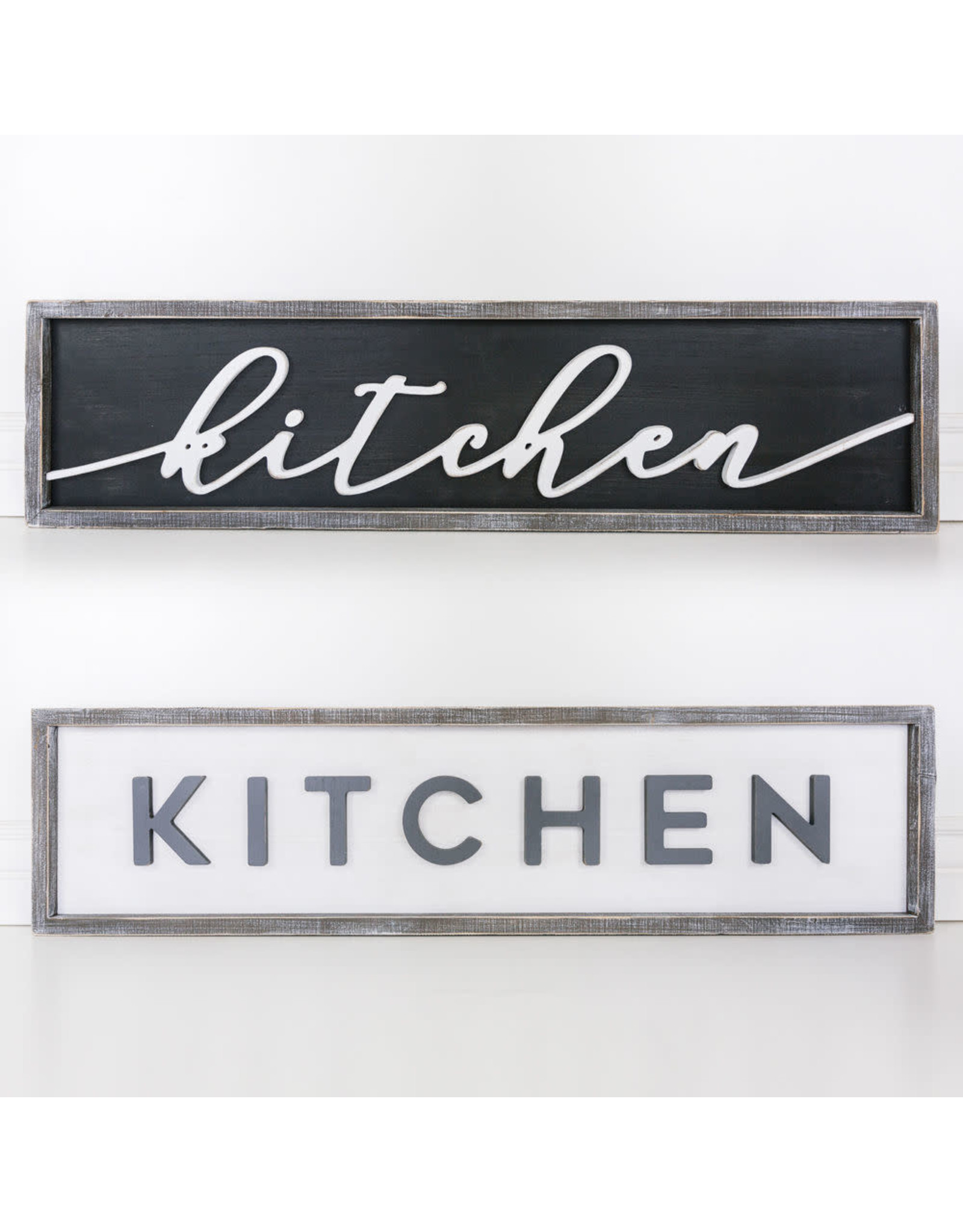 10893 37x 9 Wd Frmd Dble Sided Sign Kitchen