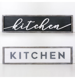 10893 37x 9 Wd Frmd Dble Sided Sign Kitchen