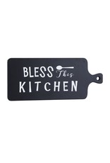 85775 Wooden Wall Sign Bless this Kitchen