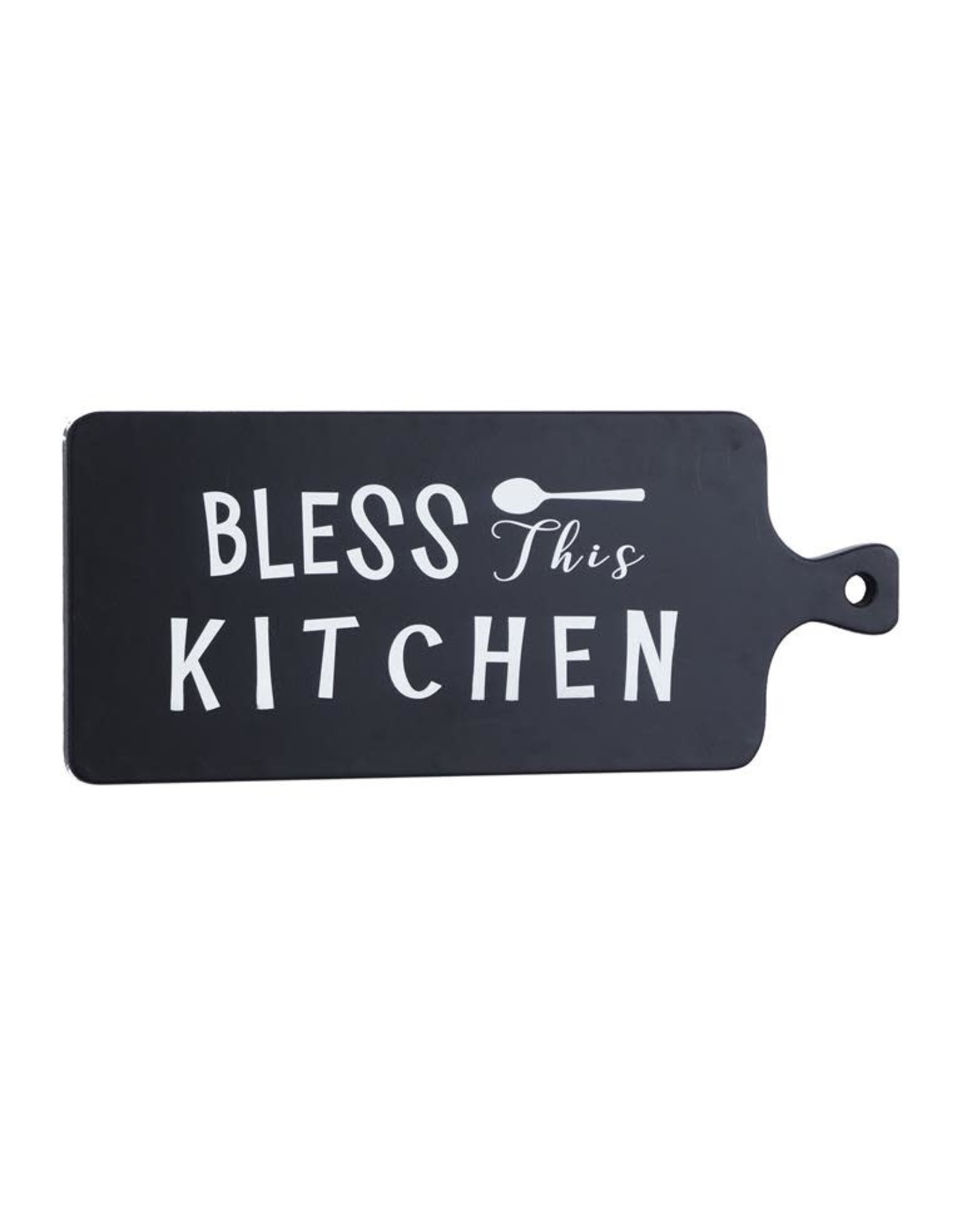 85775 Wooden Wall Sign Bless this Kitchen
