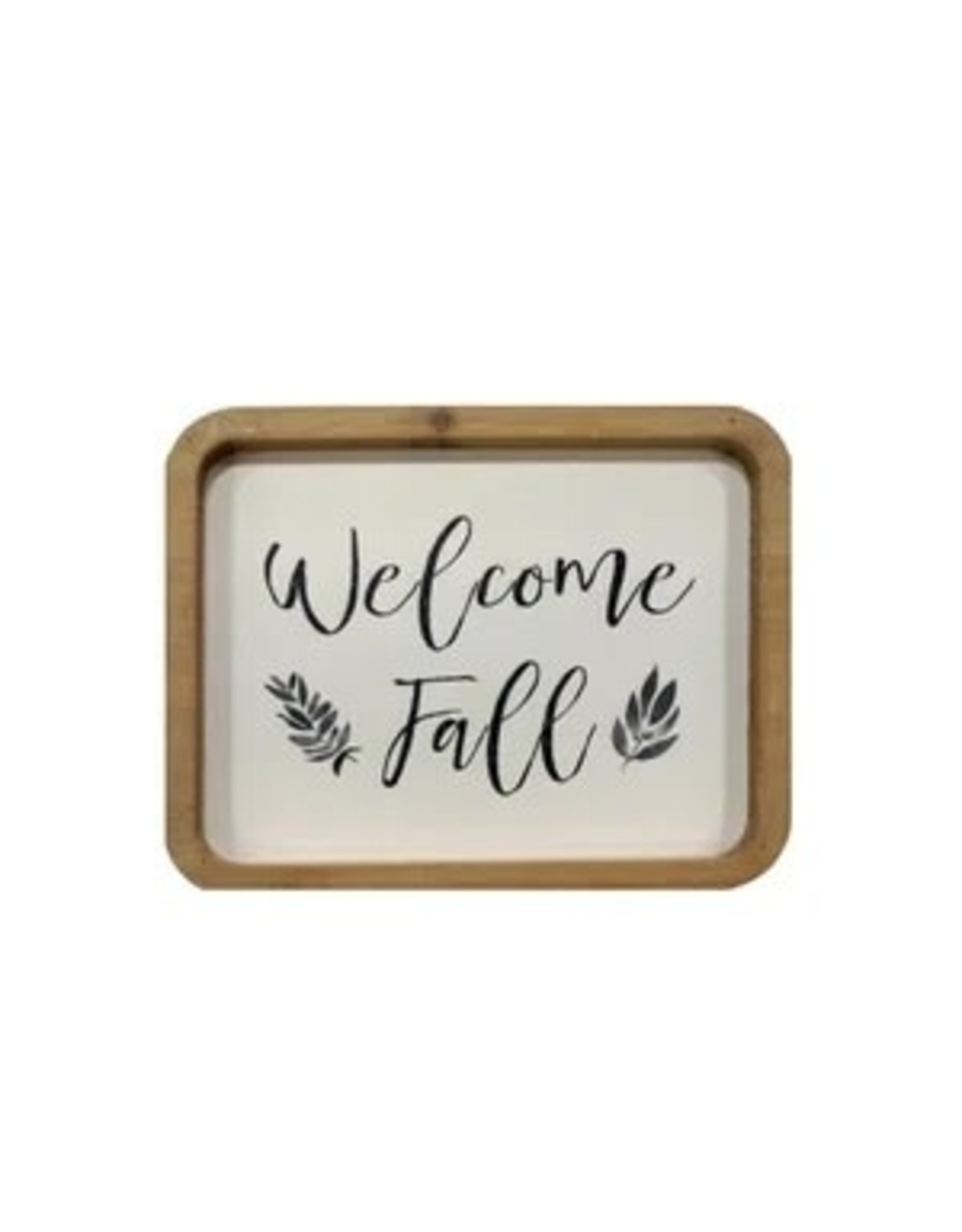 MT3354 Wd Sign  Welcome Fall