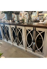 Com 38 6 Dr Glass Front Cabinet 99x18x43