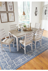D394-425 Dining Room Table SET/7 TBL:36" W x 60" D x 30" H