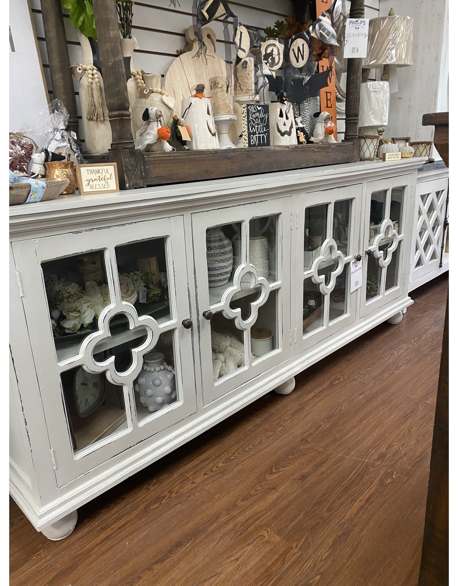 CAB1781 Credenza 4GD w/Clove Panel 87 x 21 1/4 X 35 7/8