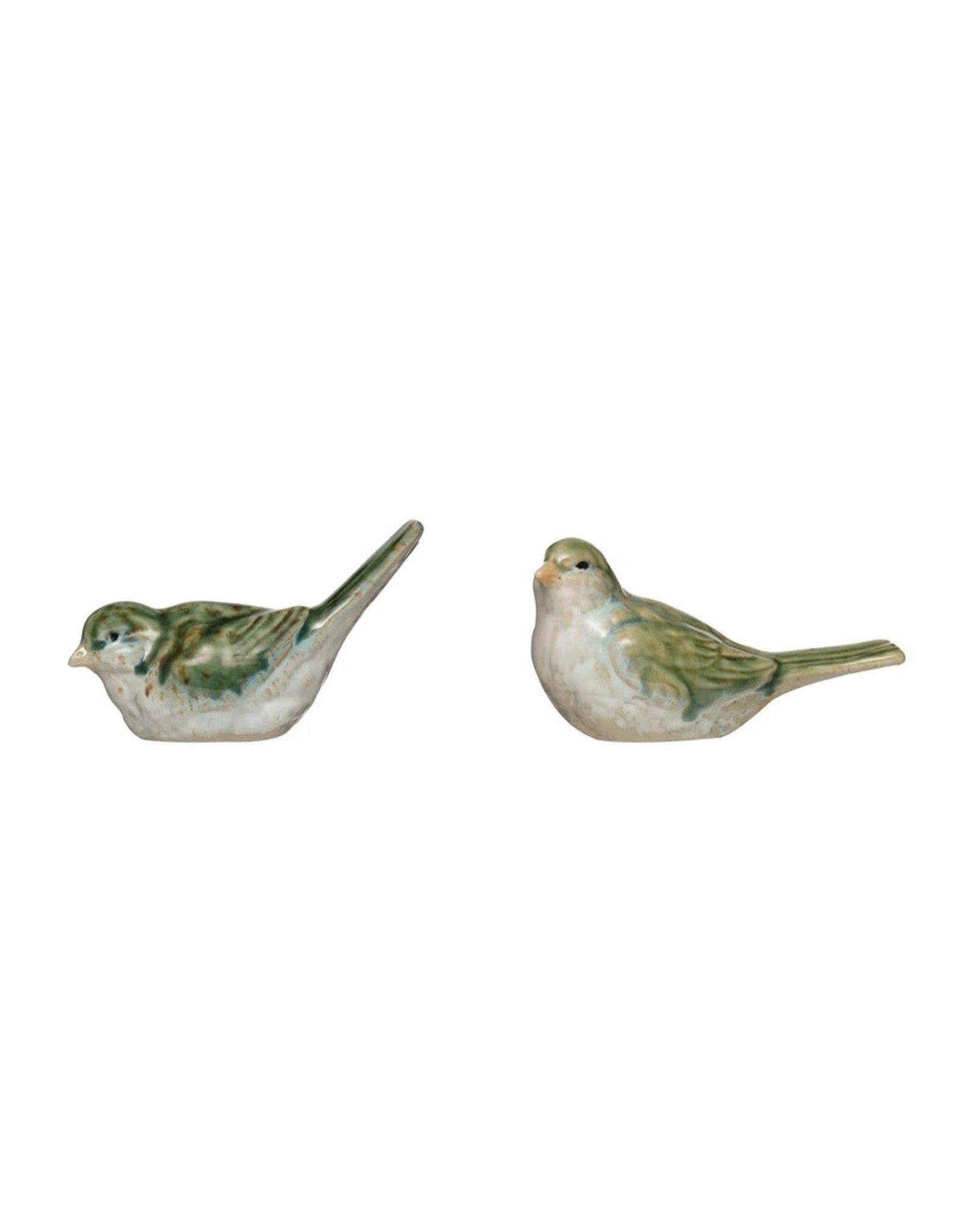 DF2759A Stoneware Bird Green