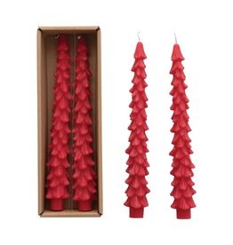 Unscented Tree Shaped Taper Candles, Set of 2 XS0427