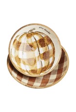 46000225 Mango Enamel  Pumpkin Bowl 2 styles