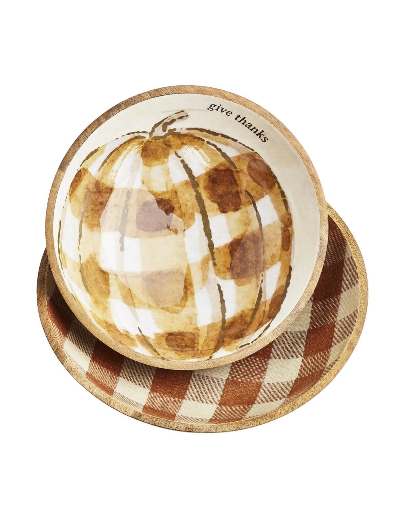 46000225 Mango Enamel  Pumpkin Bowl 2 styles