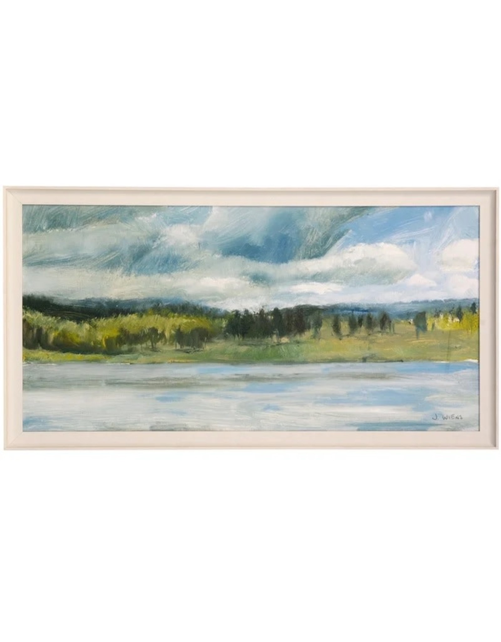 WM23476 Interior Lake Art 51 w x 27H x 2"