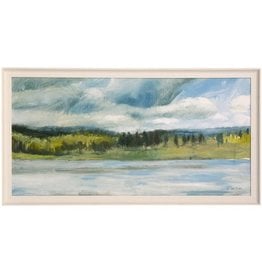 WM23476 Interior Lake Art 51 w x 27H x 2"