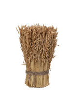 CF3476  Approximately 7"L x 5"W x 11-1/2"H Dried Natural Harvest Grass Standing Bundle