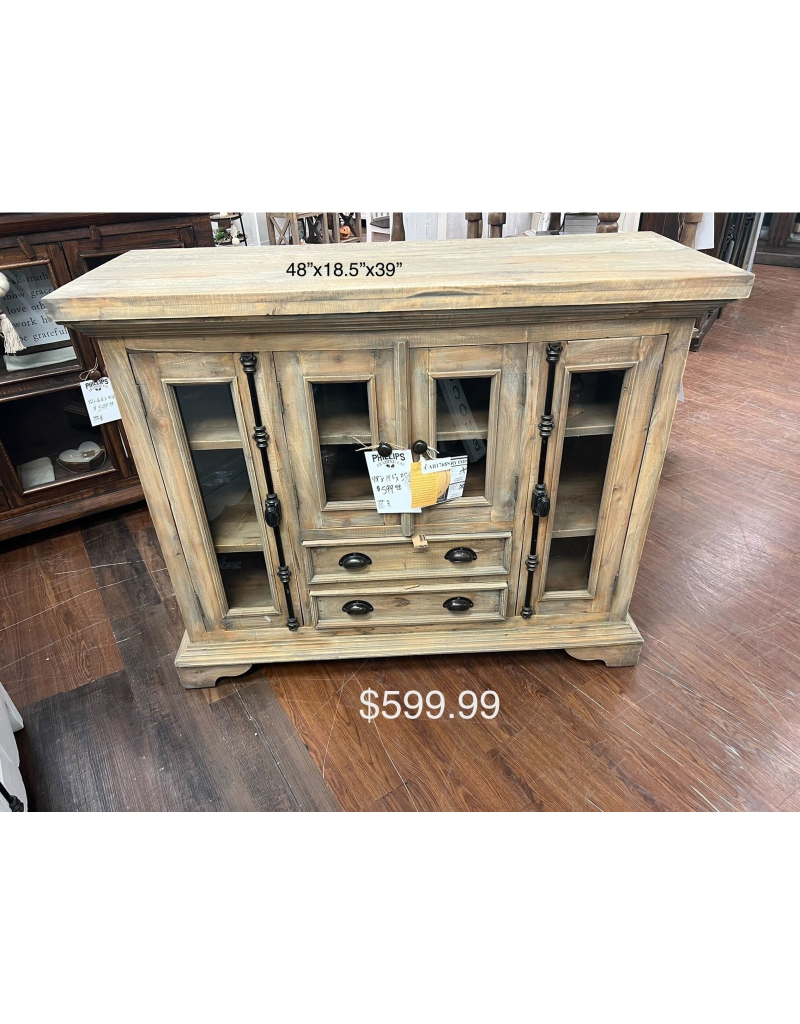 CAB1768 Credenza 4 GD2drw 48x18.25x39