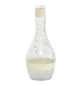 67171 Glass Rattan Vase