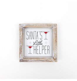 75412 Wd Sign Santa's Helper