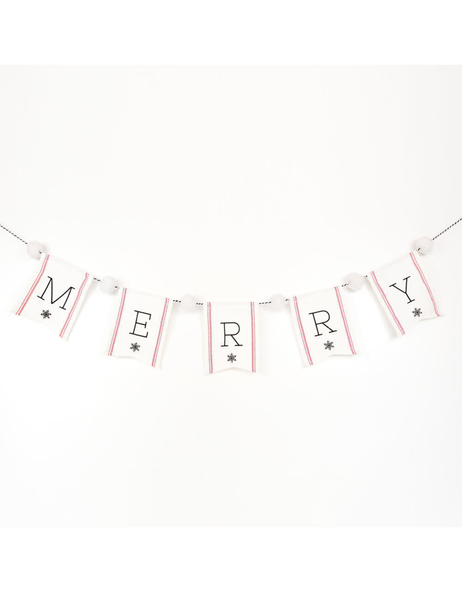 75311Canvas Banner w/ Pompom Merry