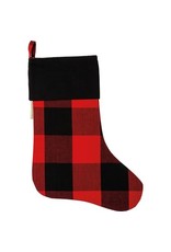 107266 Stocking Red/blk Check