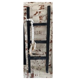 42-350-BL Wood Ladder Black