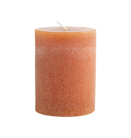 XM9779 Unscented Pleated Pillar Candle 3" x 4"