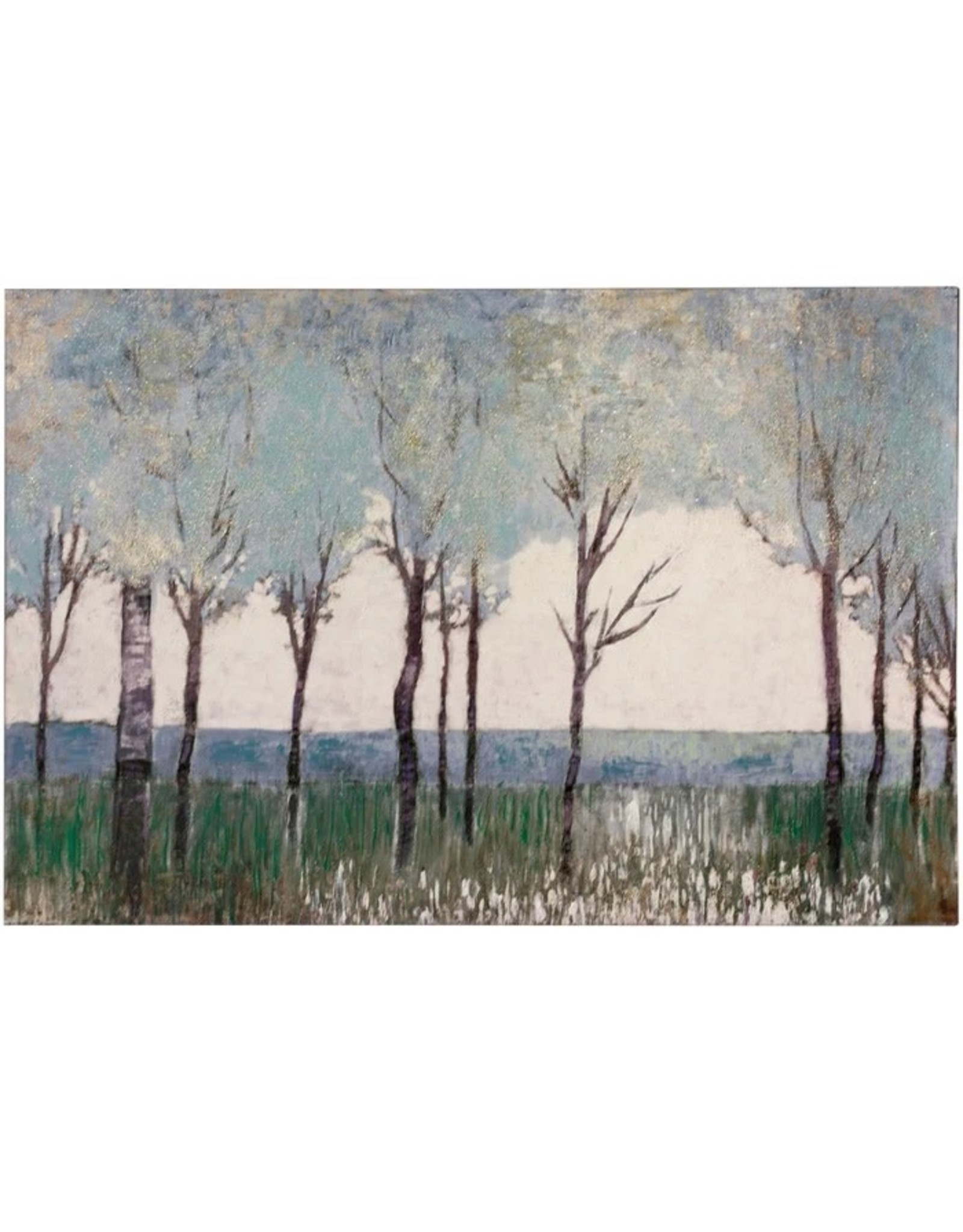 WI33385 Glittering Trees Art