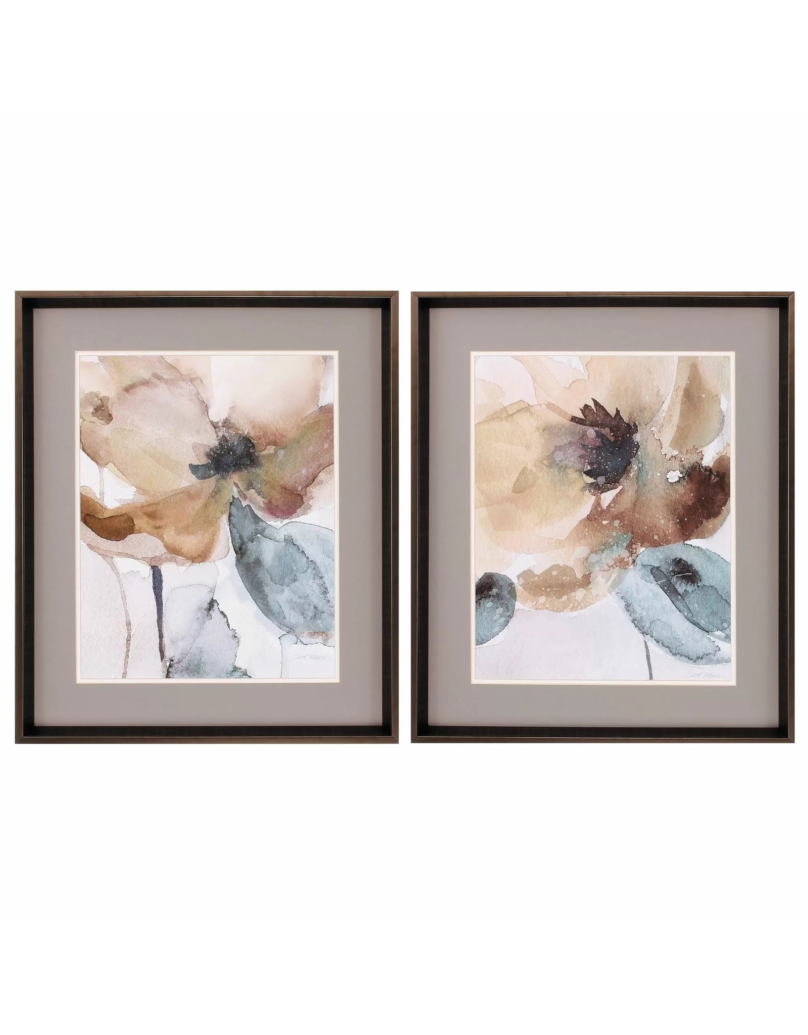 09104 Watercolor Poppy 2 styles