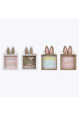 71603 Wd Easter Box Sign w/ bunny Ears