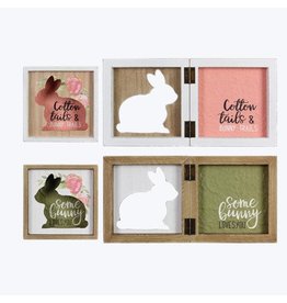 72244 Wd Easter Sing W/ Rabbit Cutout 2 asst