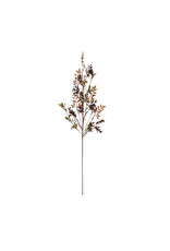 CF3584 30"H Faux Mixed Greens Stem with Berries, Brown