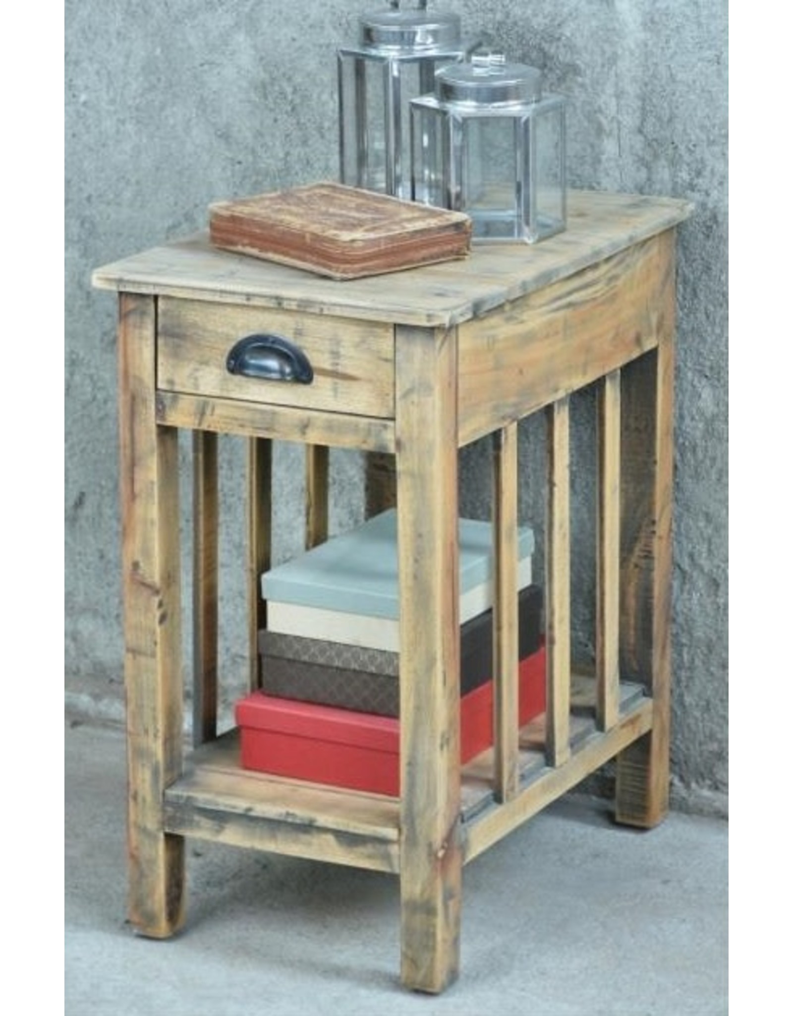 TAB197 End Table 1Drw 13.6x18.8x24"H