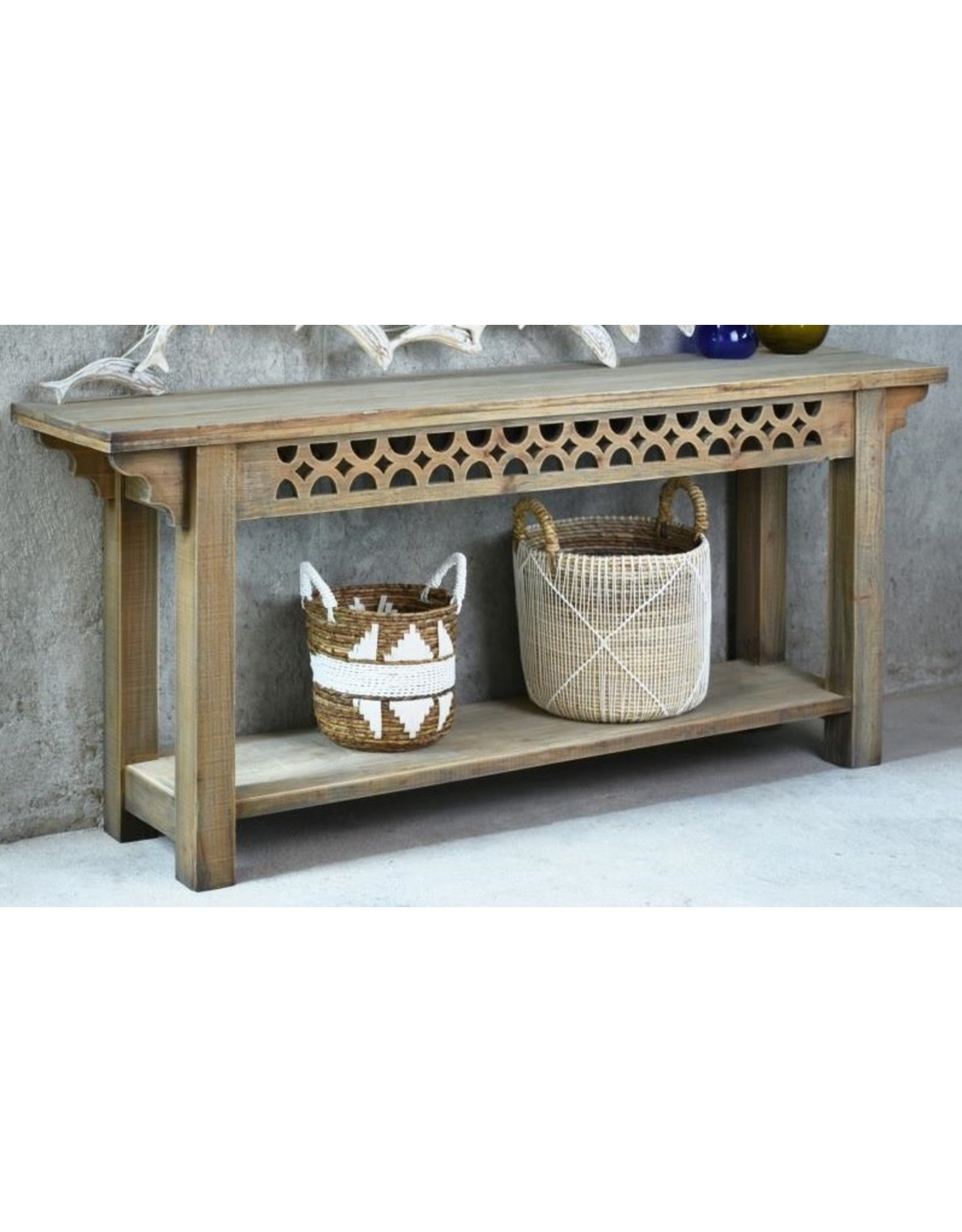 TAB237 Console Table 72.8x16.1x31.8"H