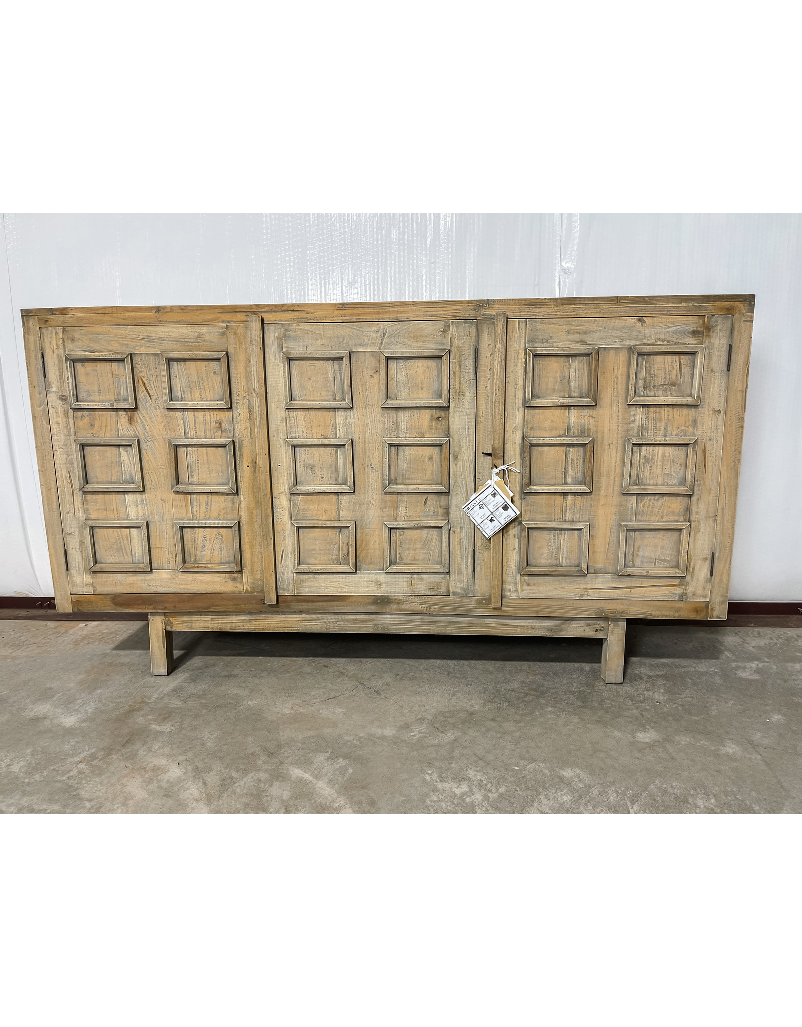 CAB173 Old World Sideboard 3Drs 72x18.1x40.1"H