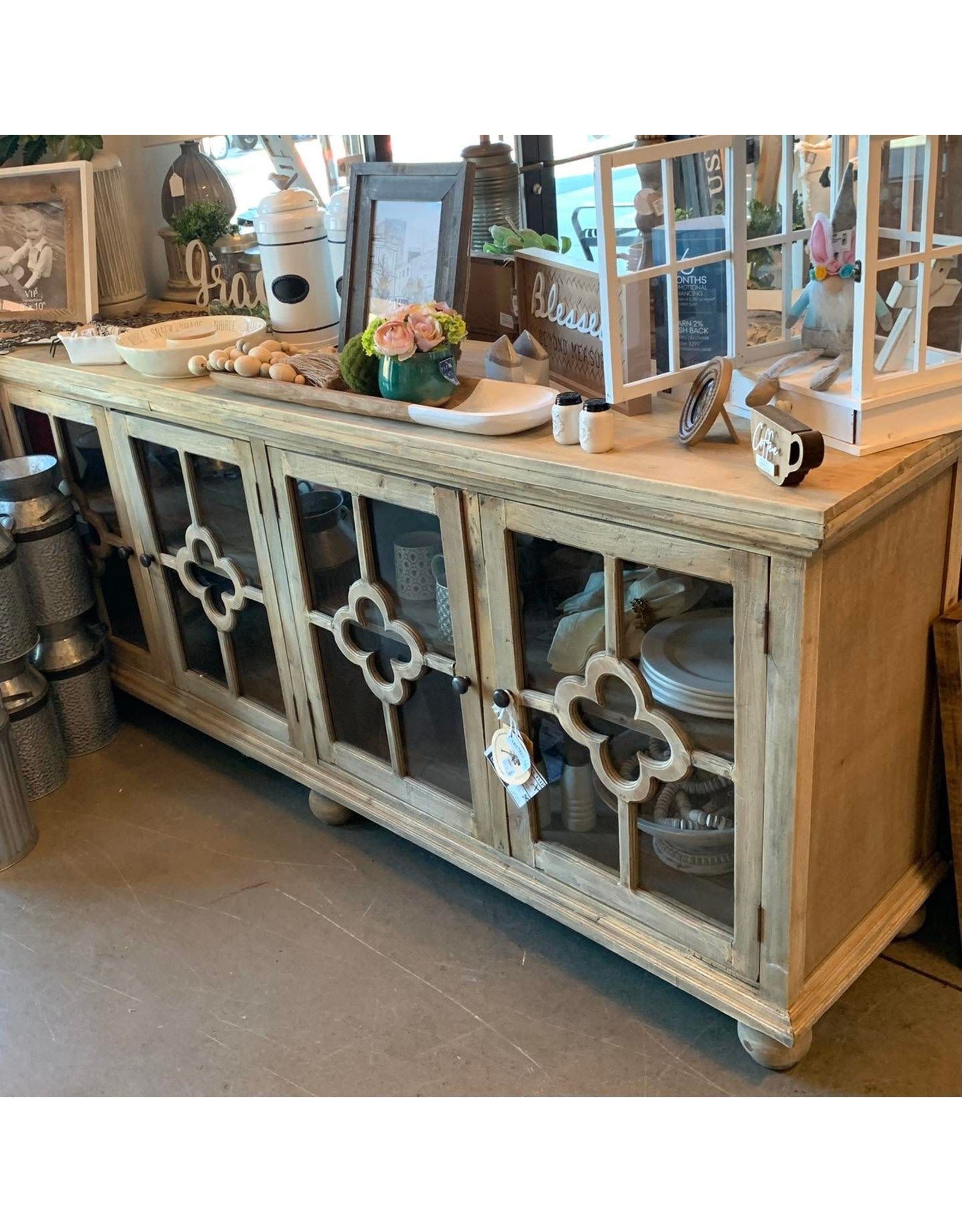 CAB1781 Credenza 4GD w/Clove Panel 87 x 21 1/4 X 35 7/8