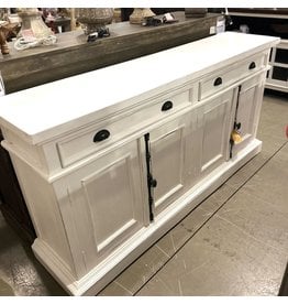 Cab047 Credenza 4 dr 2Dwr w RG 68.1 x 16X34.5H