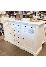 CAB1700 American Credenza 2 Panel Dr 6 Drw W/RG 68.1x17.7x40.5