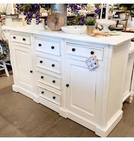 CAB1700 American Credenza 2 Panel Dr 6 Drw W/RG 68.1x17.7x40.5