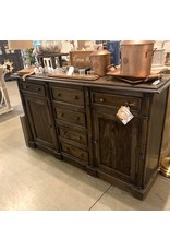 CAB1700 American Credenza 2 Panel Dr 6 Drw W/RG 68.1x17.7x40.5