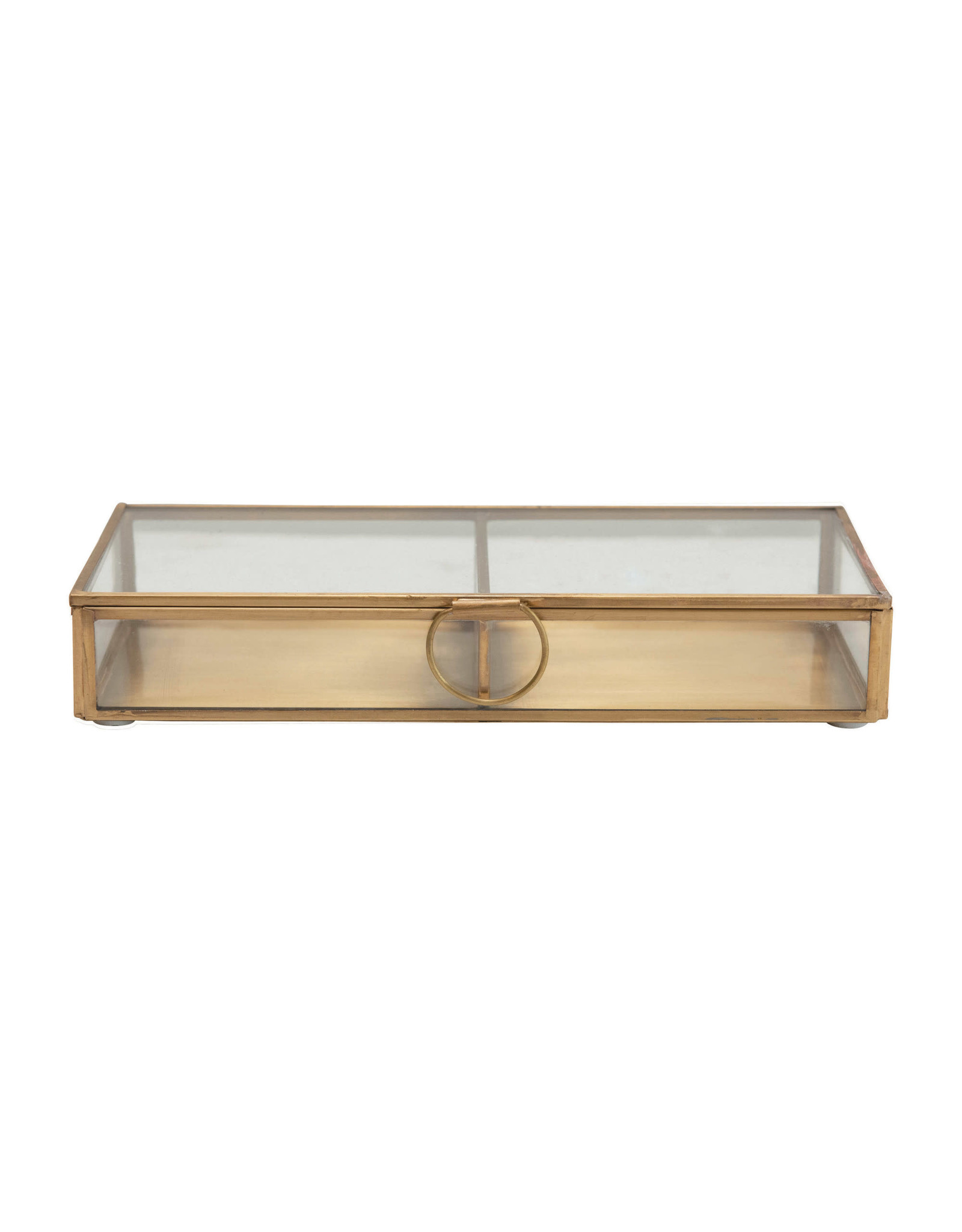 DF3812 Brass and Glass Display Box