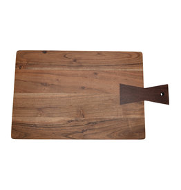 DF4675 Acacia Wood Cutting Board with Black Handle