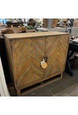 CAB275 Herringbone Accent Cabinet 41 x 15 x 38.6