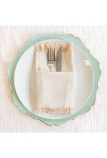 130520001 Herringbone Fringe Napkin