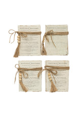 Wood Block Faux Books with Saying, 4 Styles EACH DF3338A