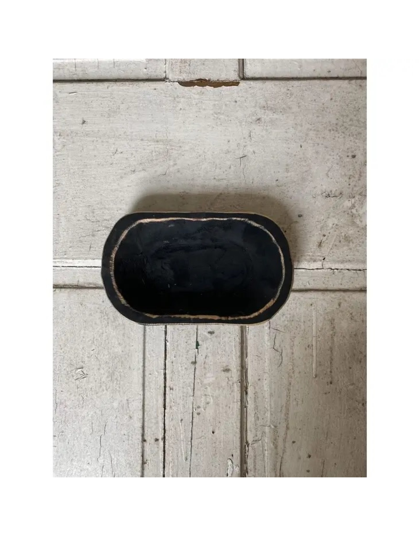 42-203-10B Latina Wood Bowl Black