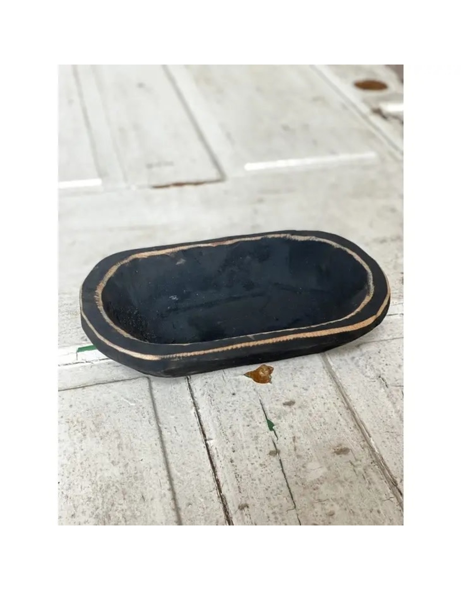 42-203-10B Latina Wood Bowl Black
