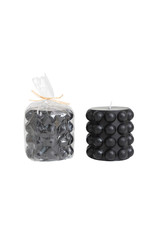 CD2134 Unscented Hobnail Pillar Candle
