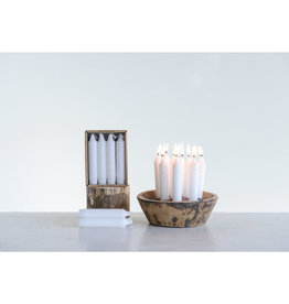 CD2013 Unscented Short Taper Candles Each