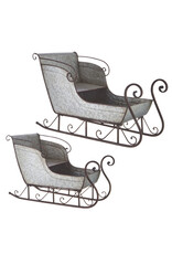 Galvanized Sleigh 4128880