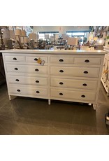 CAB160 Traditional Dbl Dresser 10 drw 82.2x18.1x44.8