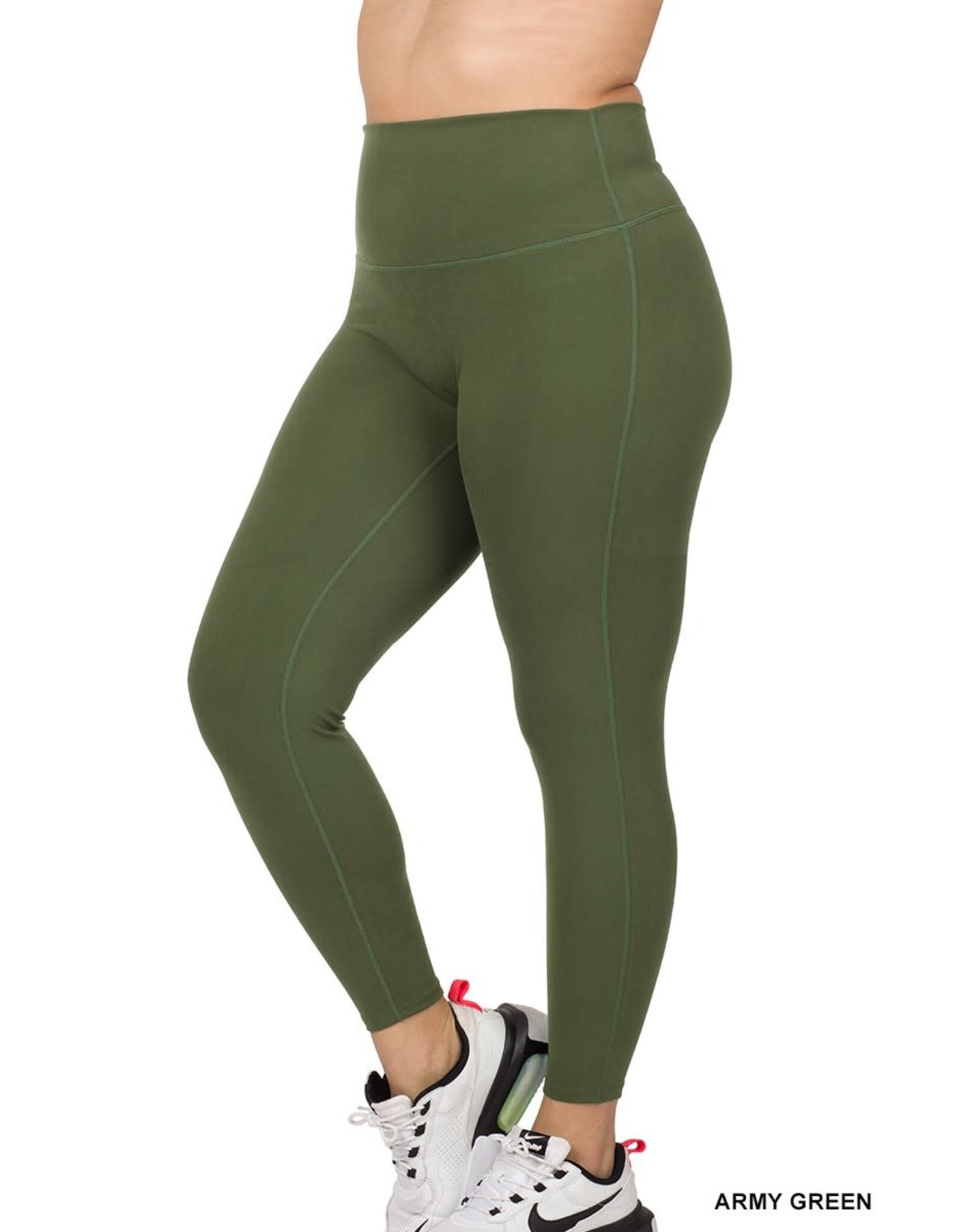 NSP-6108X Plus Hi Waist Full Length Legging