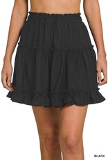 QS-1265 Ruffle Mini Skirt