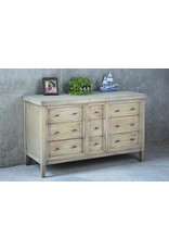 CAB421 Hamptons Chest 55.1x20.1x33.8"H